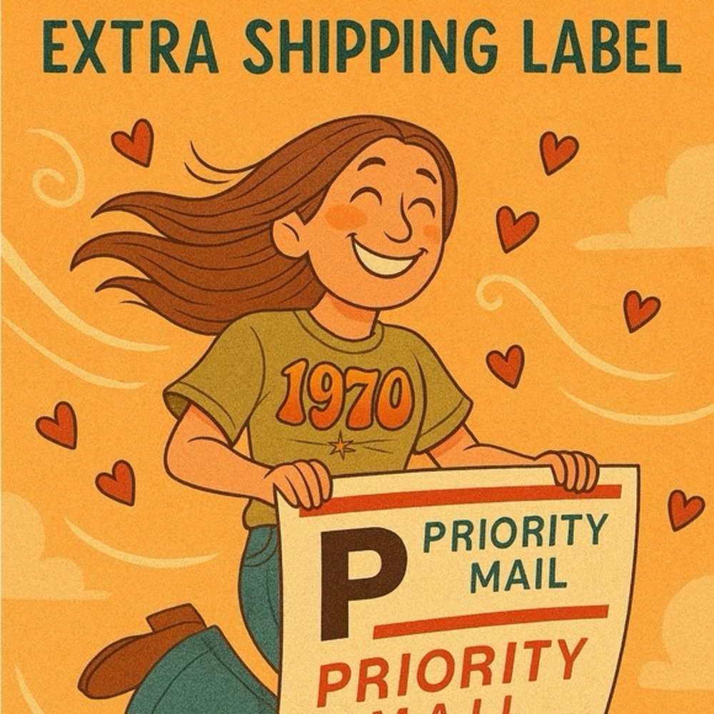 $5 EXTRA SHIPPING LABEL